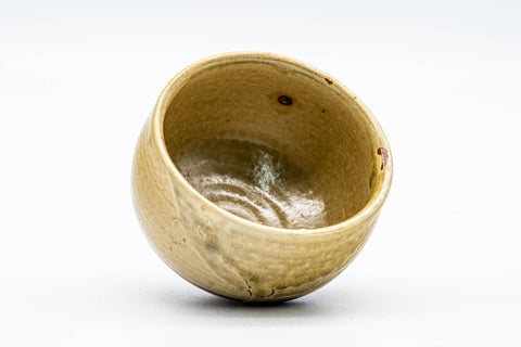 Japanese Teacup - Earthy Yellow Glazed Shigaraki-yaki Yunomi - 150ml