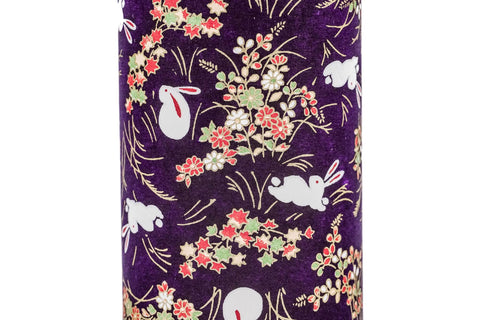 Purple Rabbit Washi Tea Canister - 200g