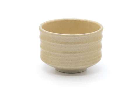 Japanese Matcha Bowl - Yellow Green Seto Chawan - 500ml