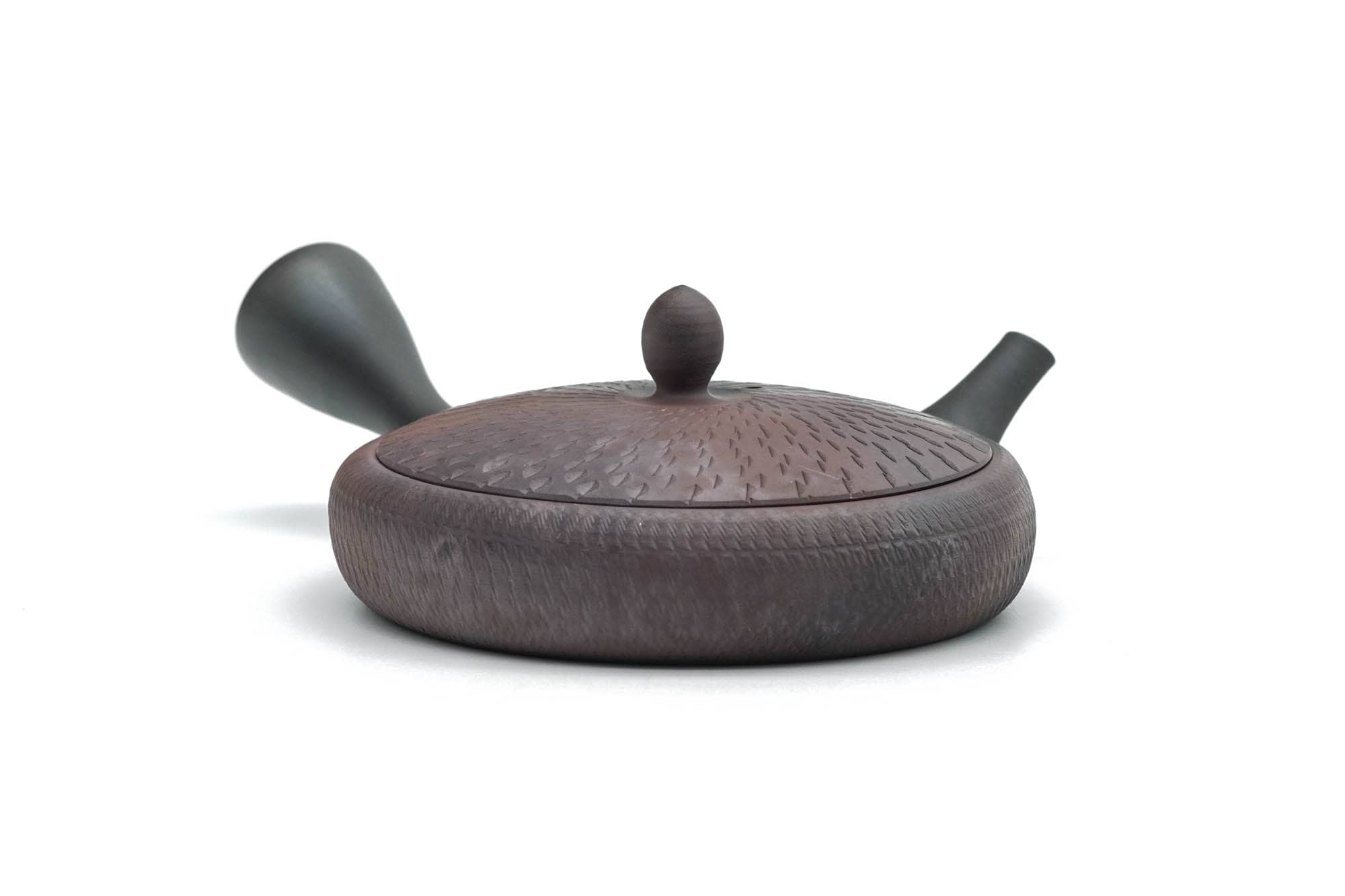 Wide Flat Kokudei Yōhen Tokoname Teapot - Thumbnail 5