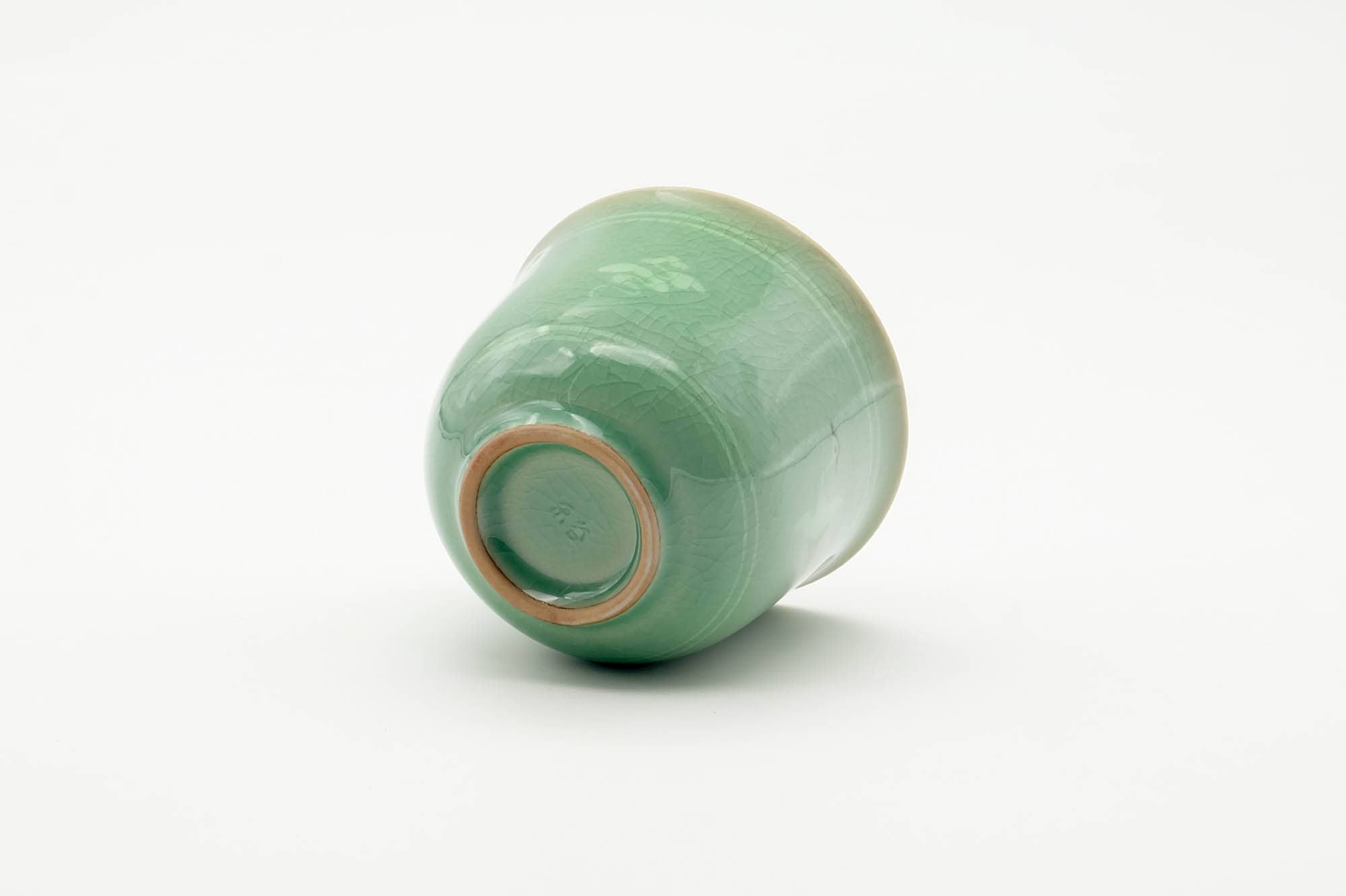 Japanese Teacup - Egret Green Celadon Yunomi - 130ml