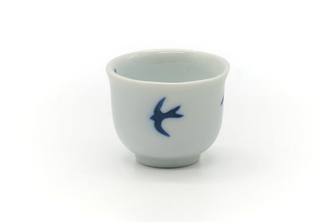 Japanese Teacup - Tiny Birds Guinomi - 50ml