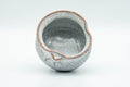Japanese Teacup - Milky White Glazed Abstract Guinomi - 50ml - Tezumi