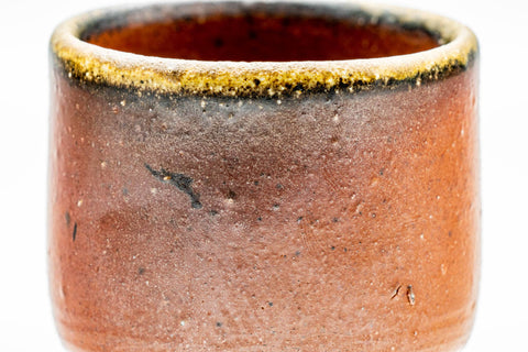 Japanese Teacup - Brown Earthy Bizen-yaki Yunomi - 85ml