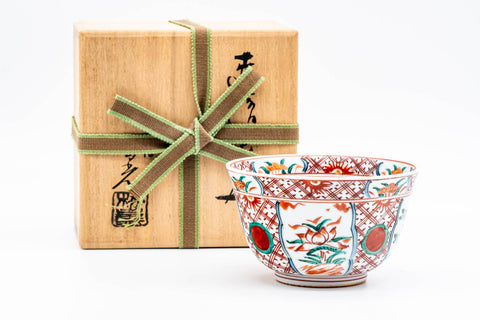 Hand Painted Aka-e Porcelain Chawan