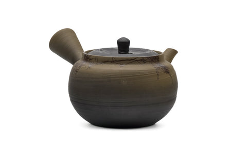 Black Yellow Mogake Tokoname Teapot - 230ml
