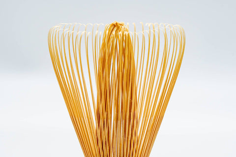 Shiratake Kazuho Chasen - White Bamboo Matcha Whisk