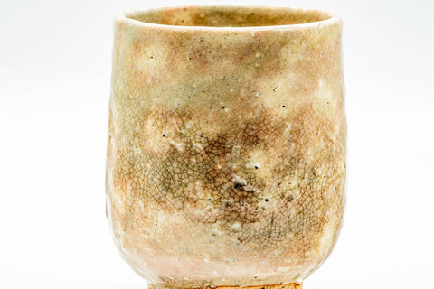 Japanese Teacup - Earthy Gohonte Glazed Weathered Hagi-yaki Yunomi - 180ml