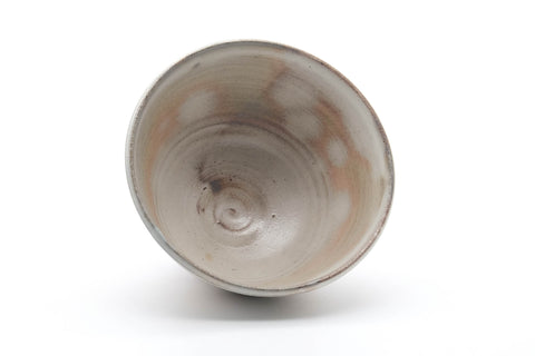 Japanese Matcha Bowl - Beige Pink Gohonte Kiyomizu-yaki Chawan - 400ml