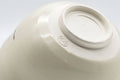 Tezumi — Japanese Matcha Bowl - Beige Glazed Landscape Decorated Kyo-yaki Chawan - 300ml — closeup of the glaze