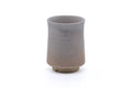Tezumi — Japanese Teacup - Beige White Weathered Hagi-yaki Yunomi - 160ml — front view from another angle