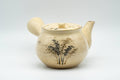 Japanese Kyusu - Bamboo Beige Glazed Debeso Teapot - 350ml - Tezumi