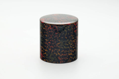 Japanese Chazutsu - 唐塗 Kara-nuri Urushi Lacquer Canister with Tea Scoop - 200ml