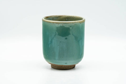 Japanese Teacup - Green Glazed Agano-yaki Yunomi - 160ml - Tezumi