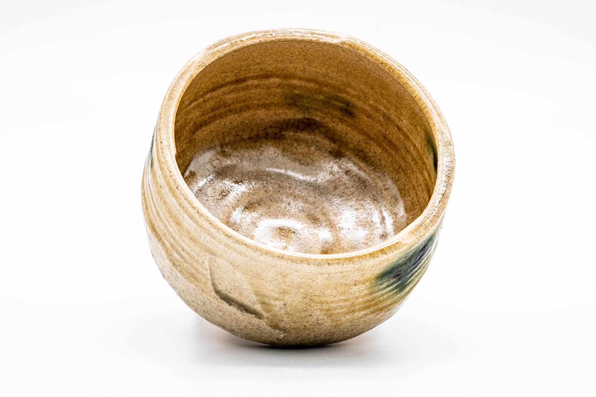 Japanese Matcha Bowl - Herame Undulating Seto-yaki Chawan - 500ml