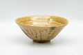 Tezumi — Japanese Matcha Bowl - Yellow Irabo Hira-gata Summer Chawan - 150ml — front view