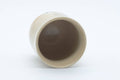 Tezumi — Japanese Teacup - Beige Glazed Egrets Tulip Yunomi - 130ml — three-quarter view
