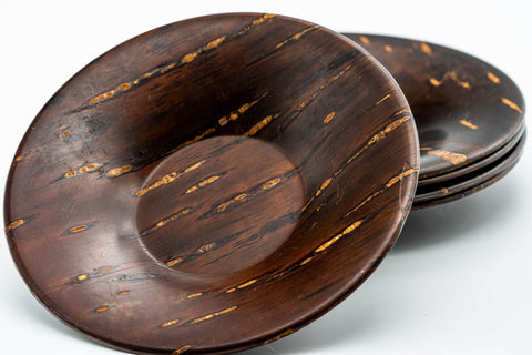 Japanese Chataku - Set of 5 Cherry Bark Sakura Wooden Tea Coasters