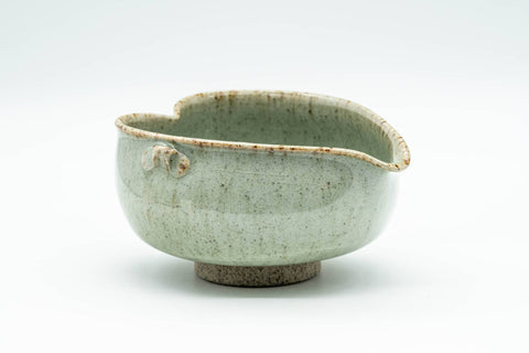 Japanese Katakuchi - Sage Green Speckled Yuzamashi Water Cooler - 130ml - Tezumi