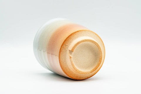 Japanese Teacup - Pink White Drip-Glazed Hagi-yaki Yunomi - 160ml