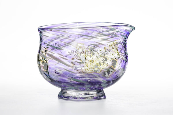 Sora 宙 - Purple Glass Spouted Matcha Bowl - 200ml – Tezumi