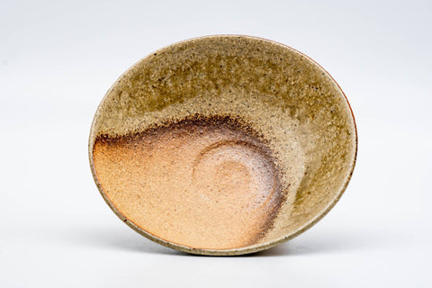 Japanese Matcha Bowl - 進洞窯 Shindō Kiln - Ash Glazed Shigaraki-yaki Summer Chawan - 100ml