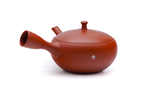 Sakura Red Tokoname Shudei Teapot - 240ml
