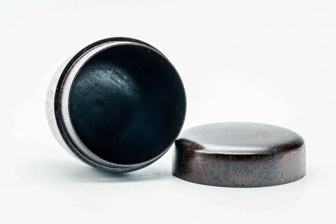 Japanese Natsume - Dark Wooden Matcha Tea Canister - 100ml