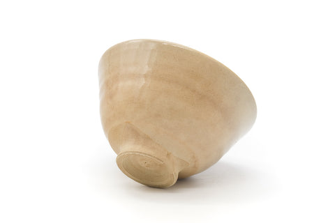 Japanese Matcha Bowl - Beige White Glazed Hagi-yaki Chawan - 400ml