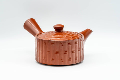 Japanese Kyusu - Bamboo-shaped Tokoname-yaki Teapot - 200ml - Tezumi