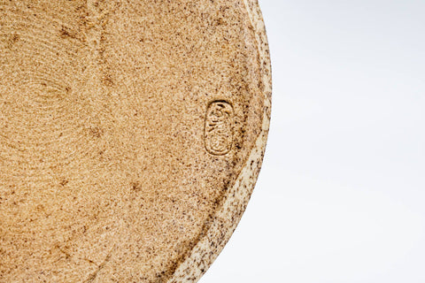 Japanese Mizusashi - Abstract Geometric Green Drip-Glazed Oribe-yaki Water Container - 1000ml