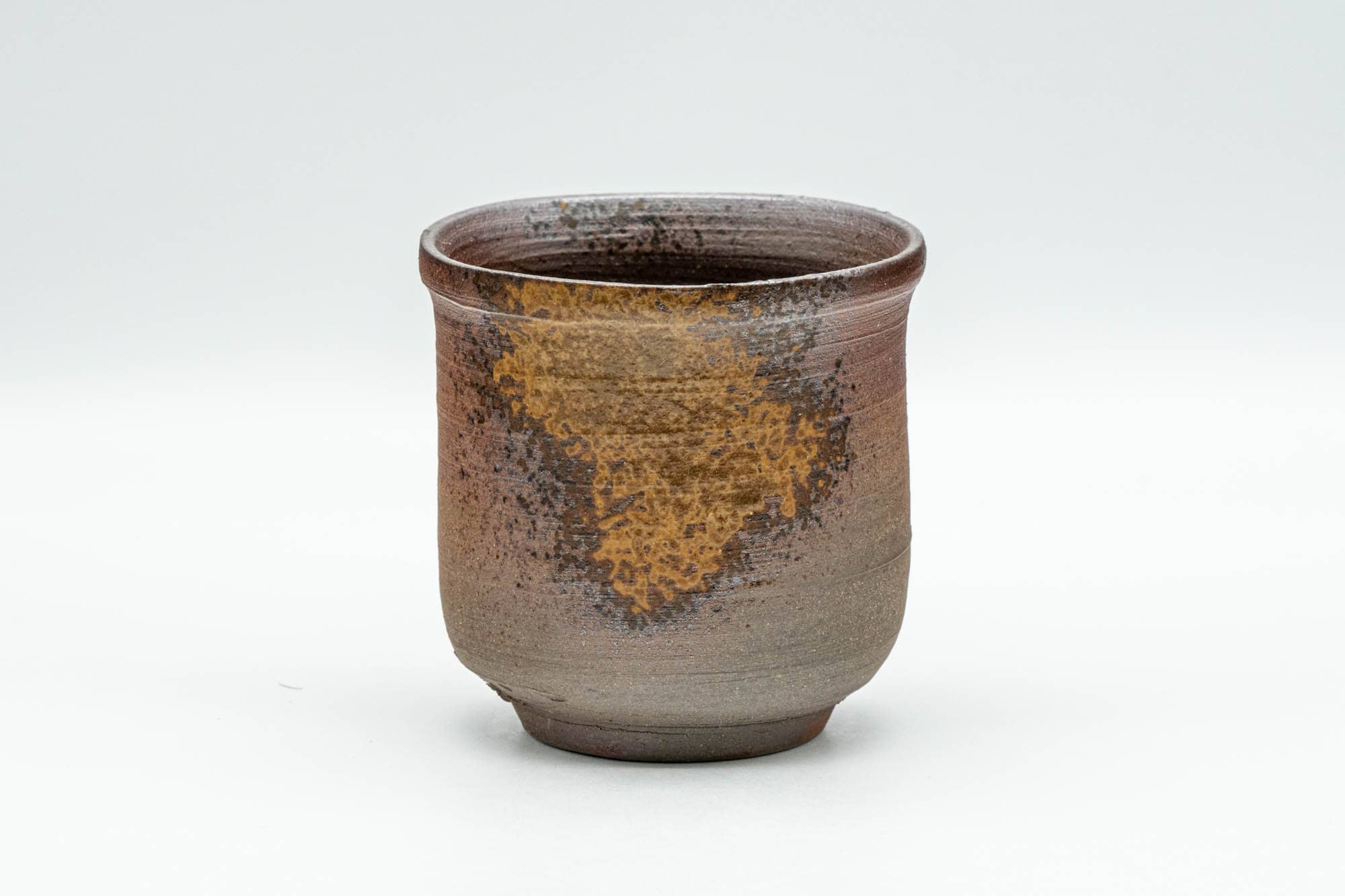 Japanese Teacup - Brown Ash Glazed Shigaraki-yaki Yunomi - 150ml