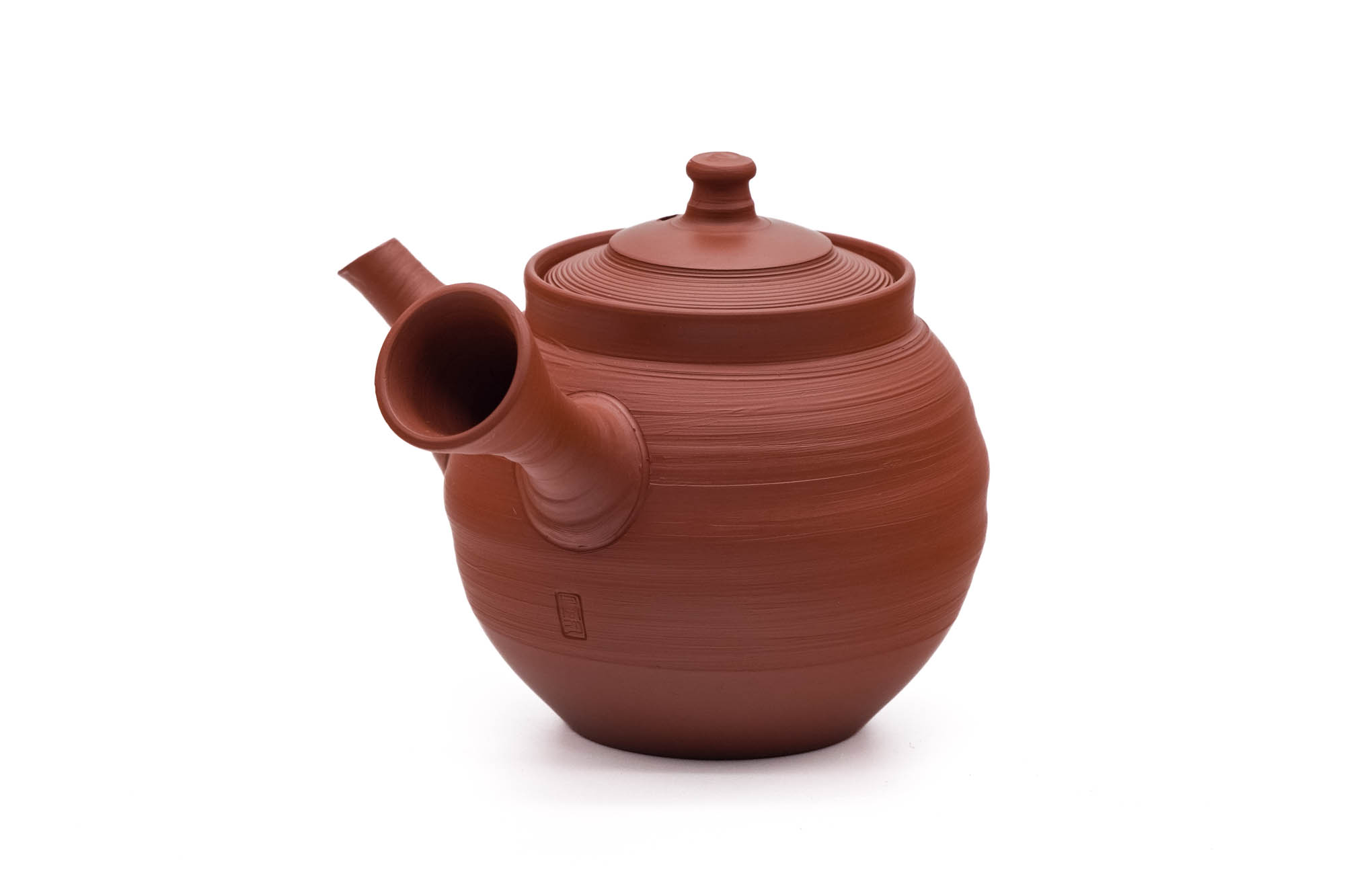 Japanese Kyusu - 村越風月 Murakoshi Fugetsu - Sujihiki Tokoname-yaki Red Shudei Teapot - 280ml