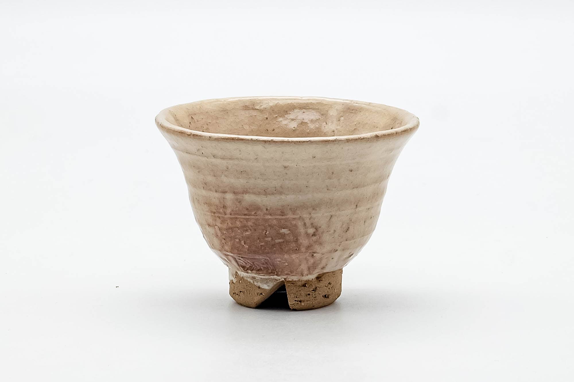 Vintage Japanese Teacup Hagi-yaki Yunomi - Thumbnail 2
