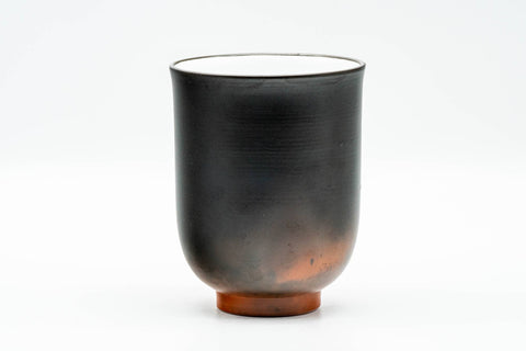 Japanese Teacup - Camellia Engraved Yohen Tokoname-yaki Yunomi - 150ml