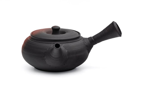 Black Red Yōhen Tokoname Teapot - 230ml