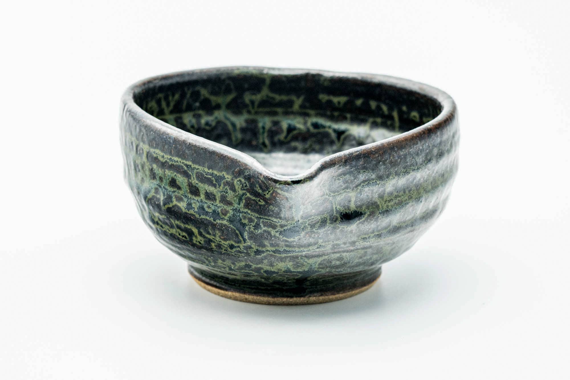 Japanese Katakuchi - Metallic Green Glazed Water Cooler - 200ml