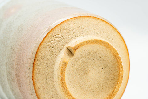 Japanese Teacup - Beige Gohonte Weathered Hagi-yaki Yunomi - 150ml