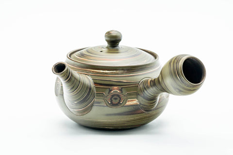 View from the opposite side with the spout angled right.