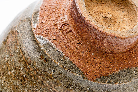 Japanese Matcha Bowl - 白川甫硯 Shirakawa Hosen - Ash Glazed Agano-yaki Chawan - 500ml