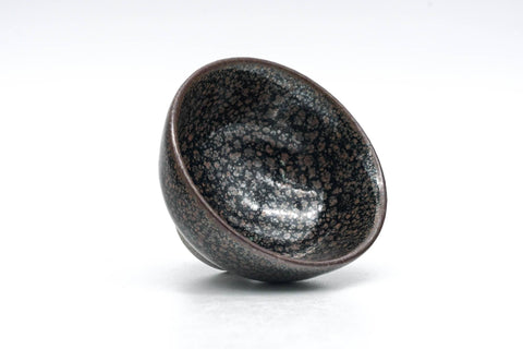 Japanese Teacup - Brown Black Tenmoku Glazed Guinomi - 40ml