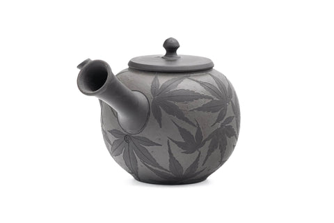Momiji Black Kokudei Tokoname Teapot - 280ml
