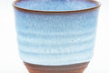 Japanese Teacups - Set of 3 Blue Hare's Fur Glazed Yunomi - 150ml - Tezumi
