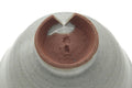 Tezumi — Japanese Teacup - Blue Grey Egret Yunomi - 150ml — inverted showing the foot ring