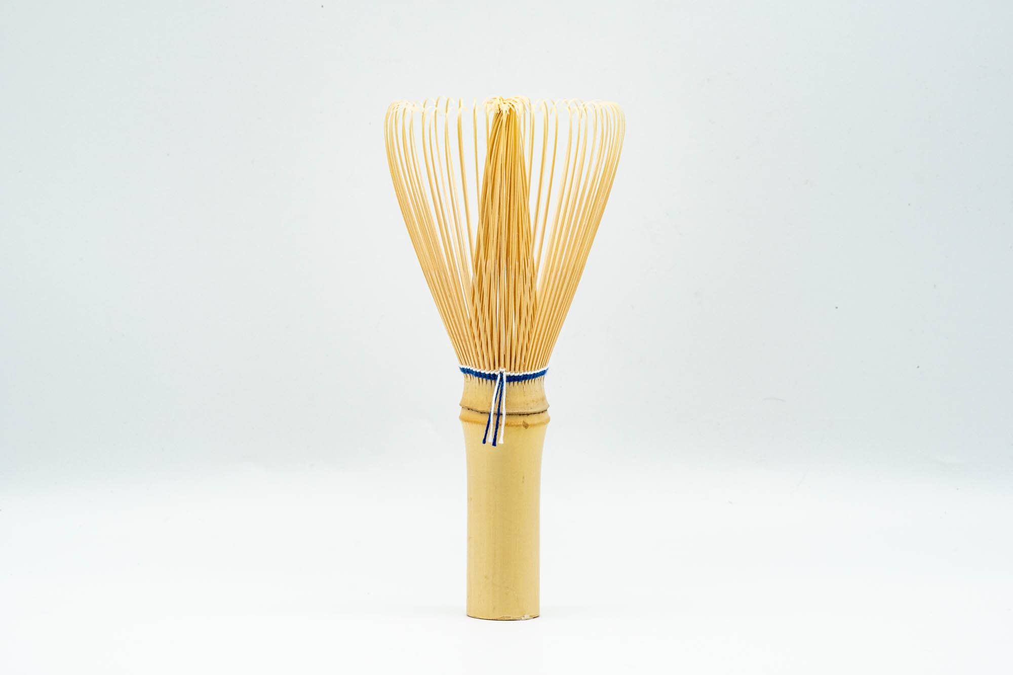 Japanese Chasen - 翠華園 Suikaen - Long-handled Shiratake White Bamboo Matcha Whisk - Tezumi