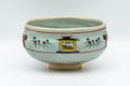 Japanese Matcha Bowl - 赤膚山 Akiyama Kiln - Sage Glazed Akahada-yaki Chawan - 350ml - Tezumi