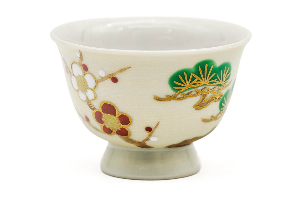 Japanese Teacup - 倉元 真佐夫 Kuramoto Masao - Shōchikubai Senchawan - 40ml