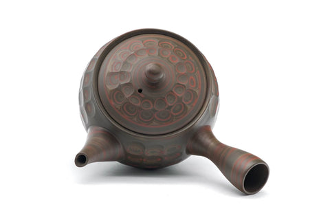 Faceted Green Nerikomi Tokoname Teapot - 280ml