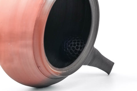 Black Red Yōhen Tokoname Teapot - 230ml