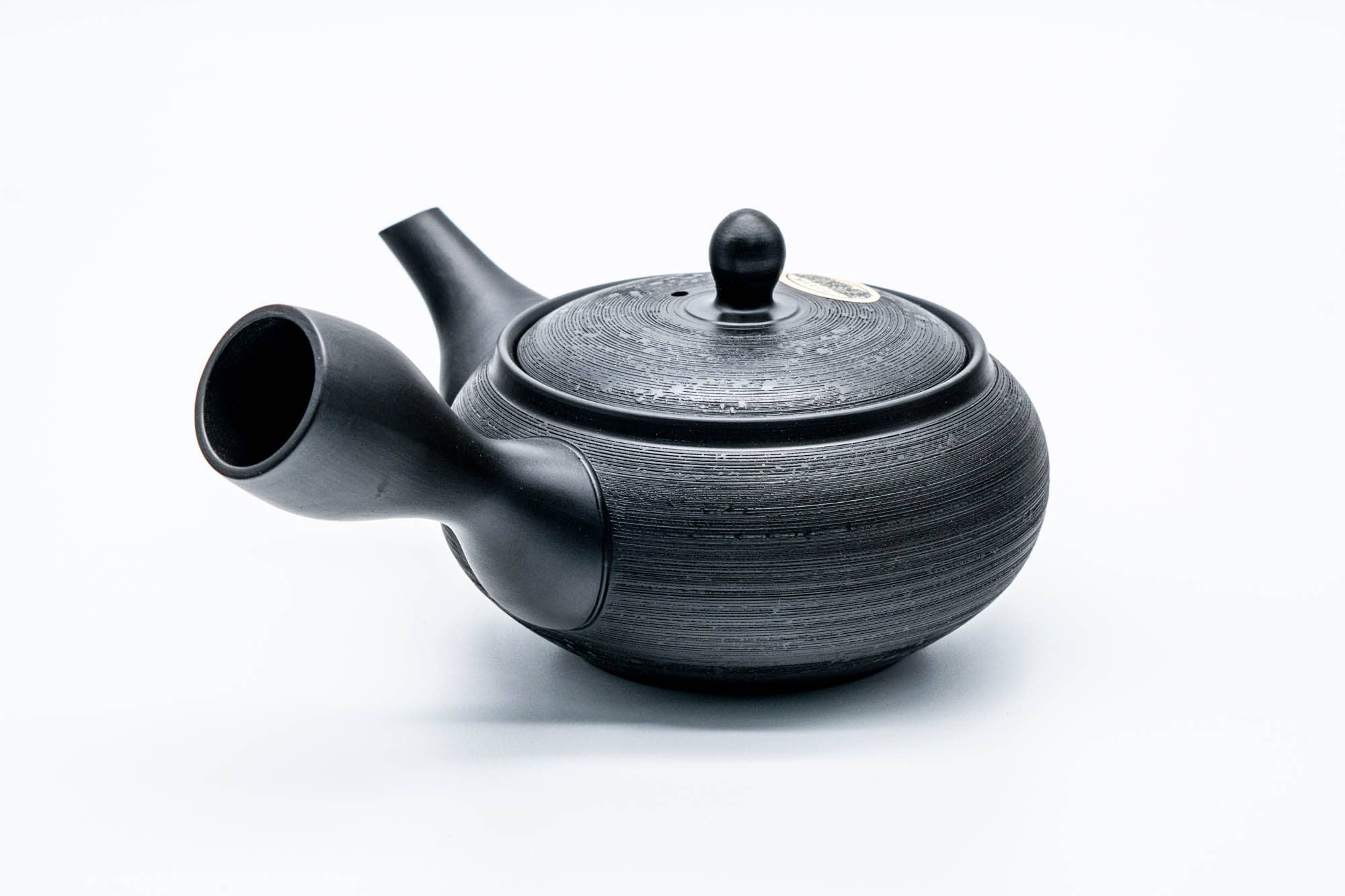 Japanese Kyusu - 春秋 Shunju Kiln - Kokudei Matsukawa Pine Bark Textured Tokoname-yaki Teapot - 320ml